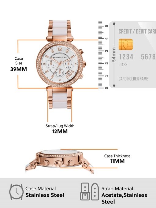 Michael Kors Parker Rose Gold Watch MK5774