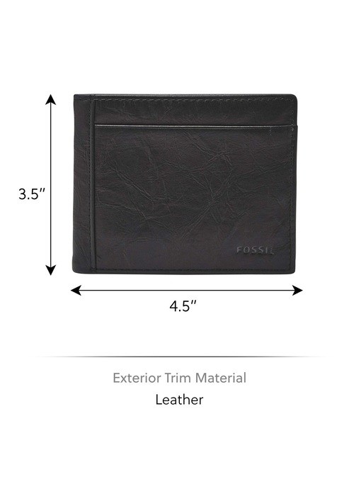 Fossil Neel Black Wallet ML3899001