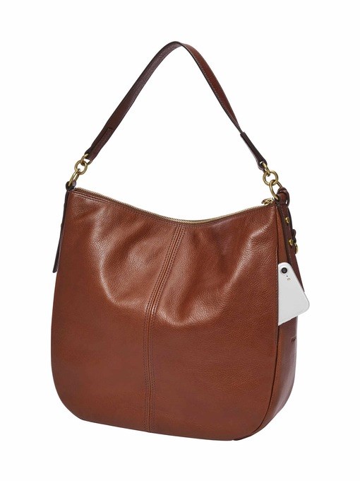 Fossil Jolie Brown Hobo Bag ZB1434200