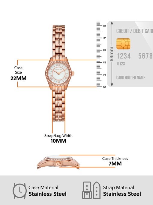 Michael Kors Lauryn Rose Gold Watch MK4485