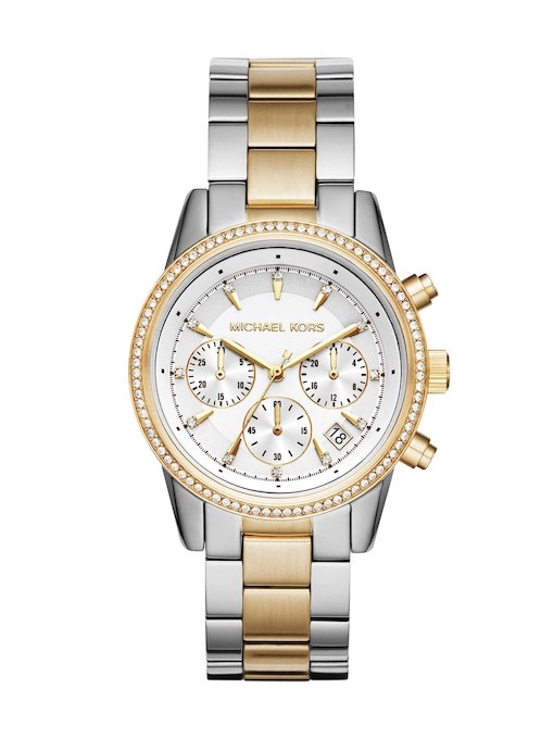 Michael Kors Ritz Two Tone Watch MK6474