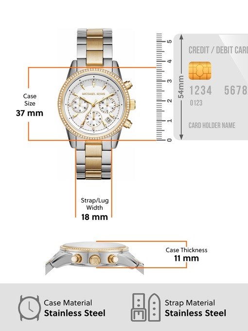 Michael Kors Bryant Two Tone Watch MK6474