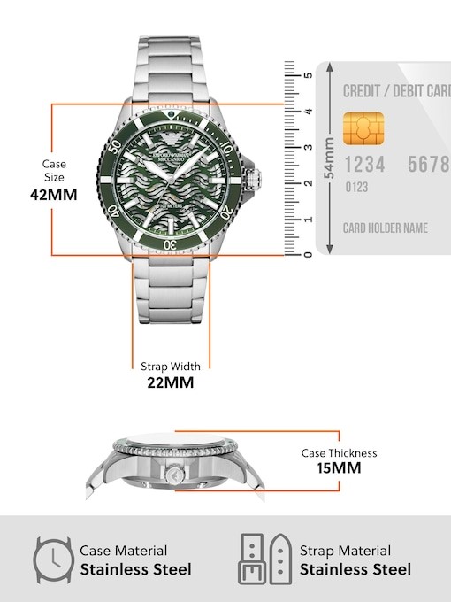 Emporio Armani Silver Watch AR60061