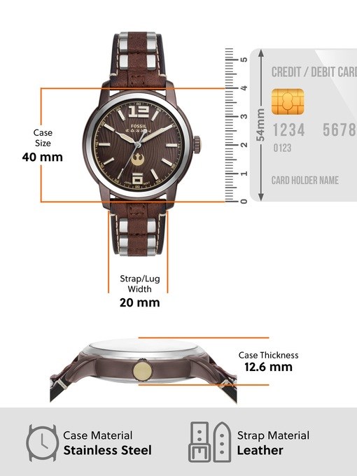 Fossil Star Wars Chewbacca Two Tone Watch LE1165SET