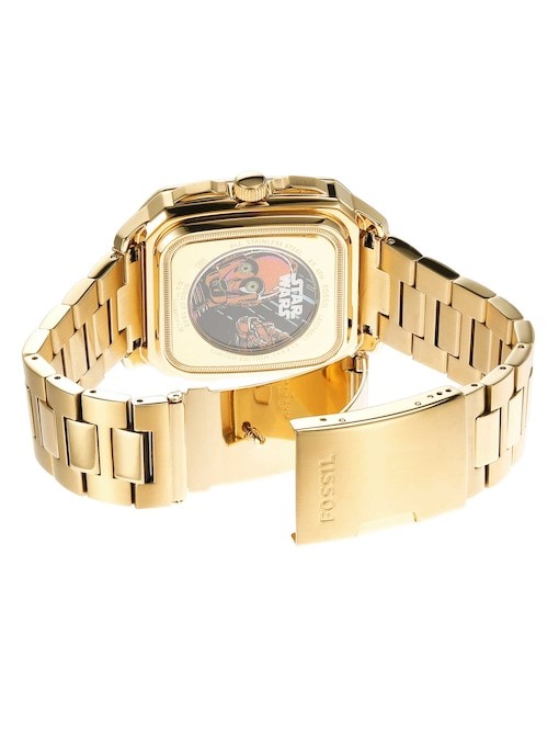 Fossil Star Wars C-3Po Gold Watch LE1170SET