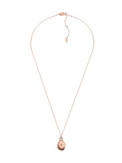 Fossil Jewelry Rose Gold Pendant JF04429791