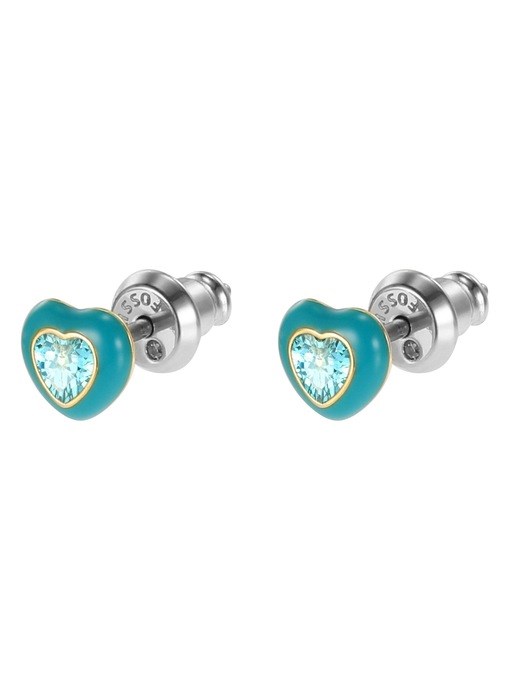 Color Pop Blue Heart Stud Earrings Color Pop Blue Heart Stud Earrings