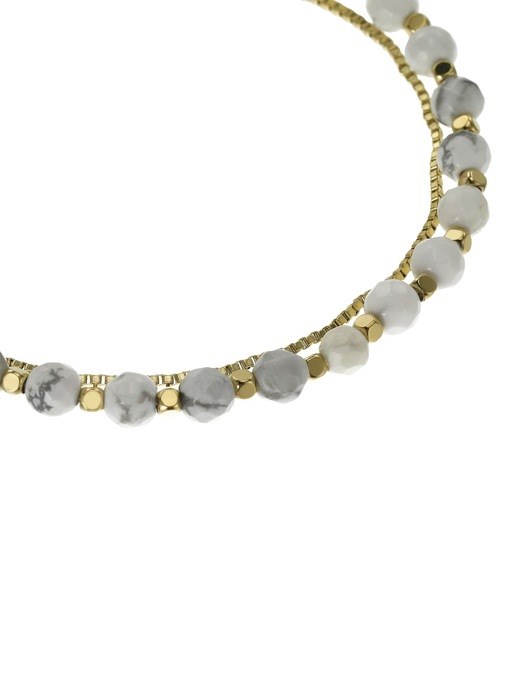 Fossil Jewelry White Bracelet JF04443710 Fossil Jewelry White Bracelet JF04443710