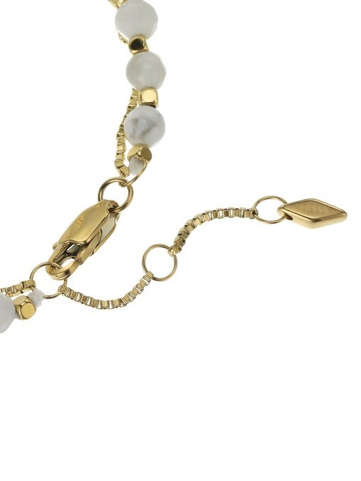 Fossil Jewelry White Bracelet JF04443710 Fossil Jewelry White Bracelet JF04443710