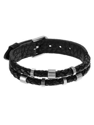Fossil Jewelry Black Bracelet JF04473040