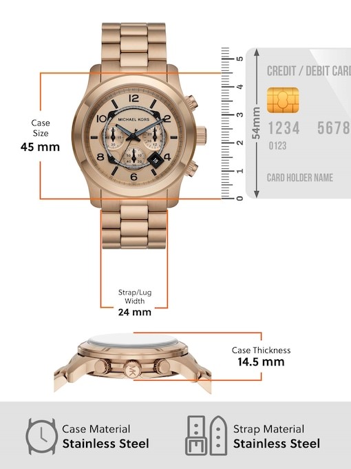 Michael Kors Runway Gold Watch MK9106