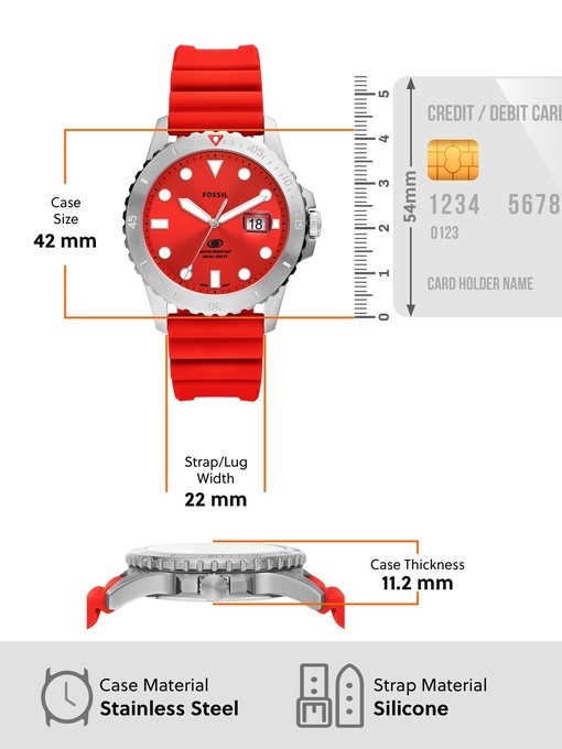 Fossil Fossil Blue Red Watch FS5997