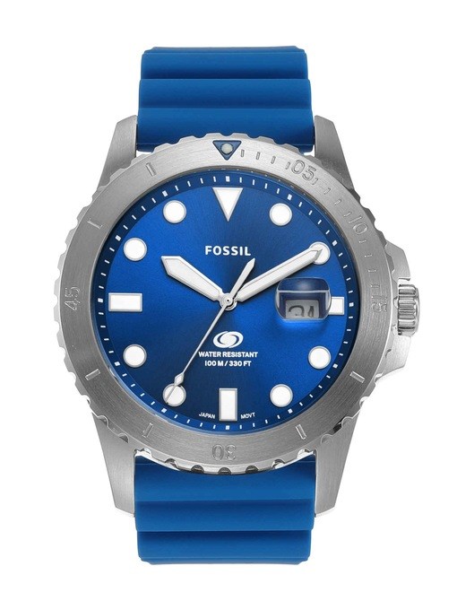 Fossil Fossil Blue Silver Watch FS5991
