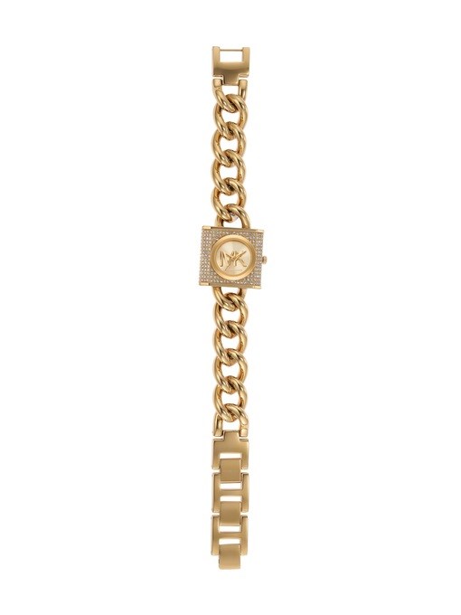 Michael Kors Mk Chain Lock Gold Watch MK4711