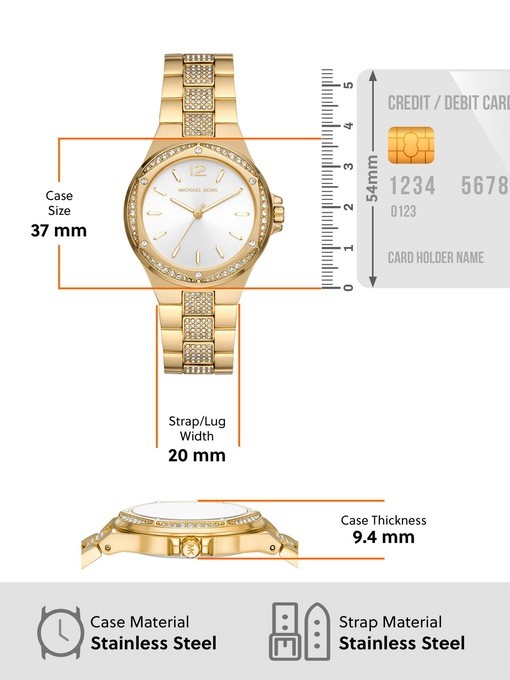 Michael Kors Lennox Gold Watch MK7361