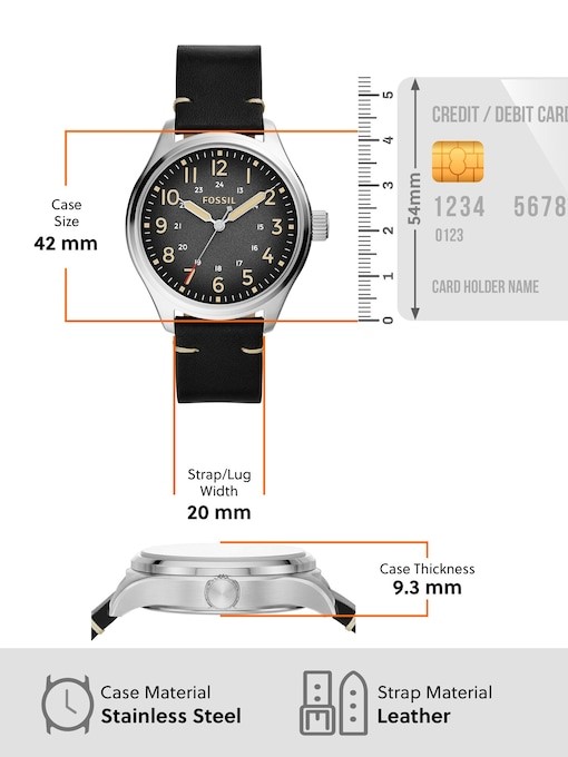 Fossil Easton Black Watch BQ2791