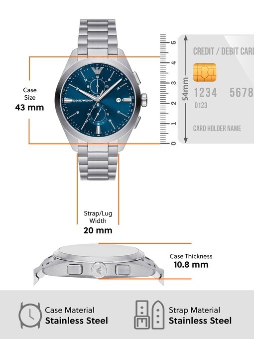 Emporio Armani Silver Watch AR11541