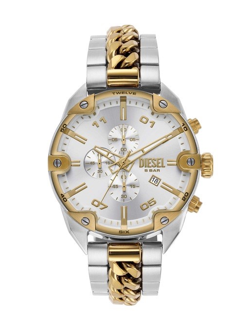 Diesel Spiked Two Tone Watch DZ4629