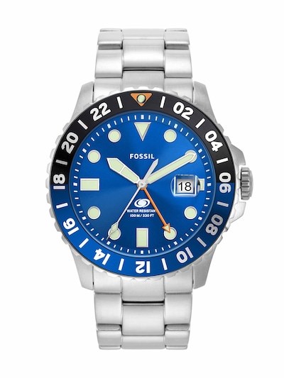 Fossil Fossil Blue Silver Watch FS5991