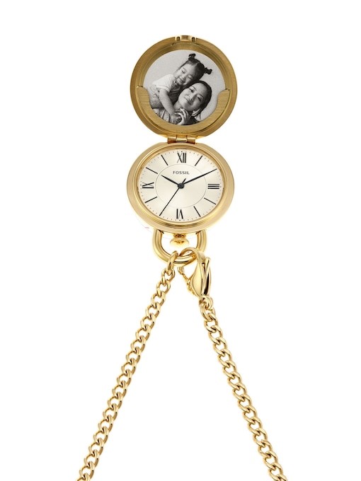 Fossil Jacqueline Gold Locket Watch ES5292