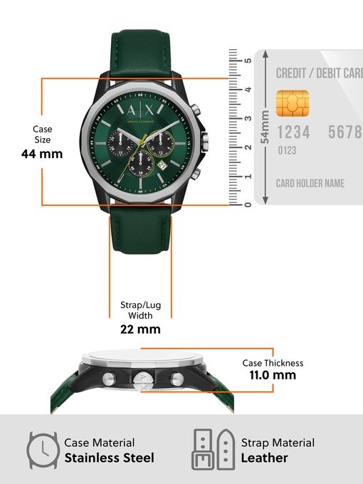 Armani Exchange Green Watch AX1741