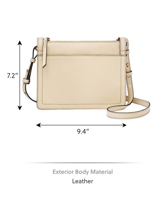 Fossil Taryn White Crossbody Bag ZB1894105