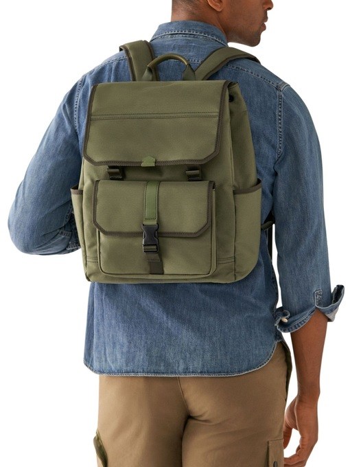 Fossil Weston Olive Backpack SBG1320345