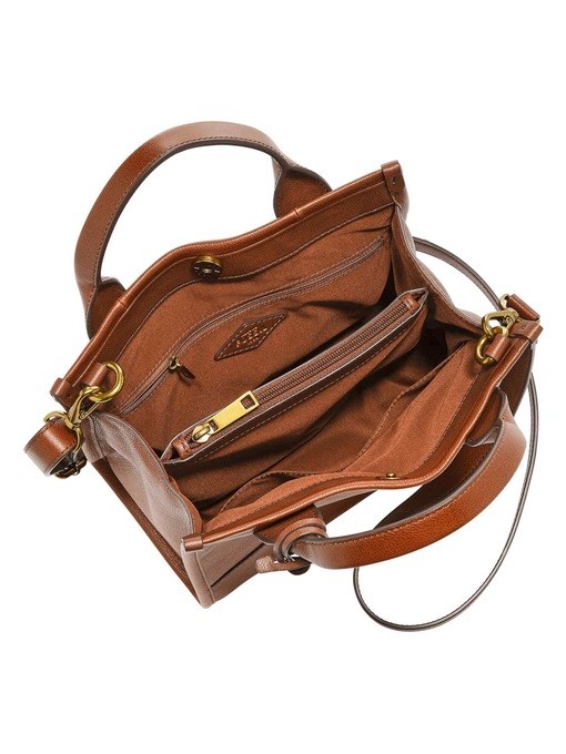 Fossil Kyler Brown Satchel Bag SHB3135210