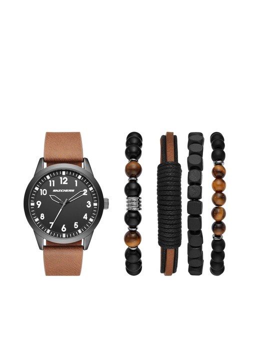 Skechers Gift Sets Brown Watch SR9065 Skechers Gift Sets Brown Watch SR9065