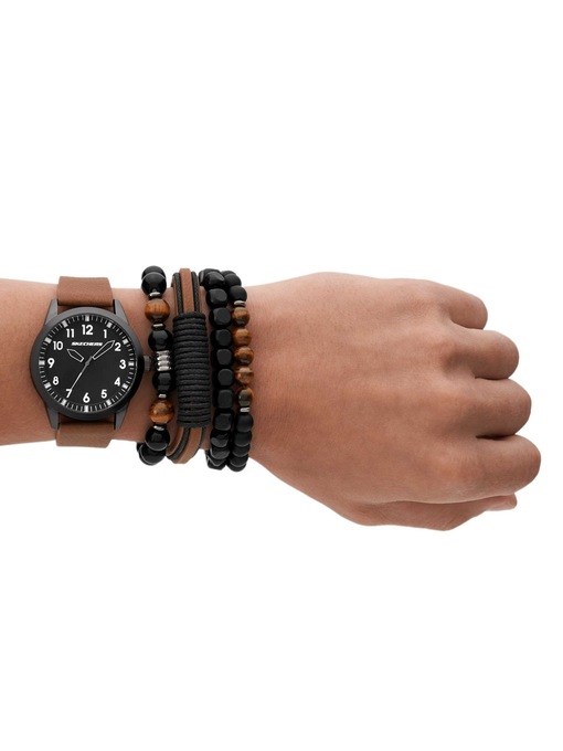 Skechers Gift Sets Brown Watch SR9065 Skechers Gift Sets Brown Watch SR9065