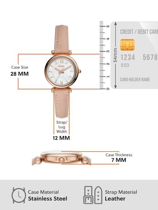 Fossil Carlie Mini Nude Watch ES4699