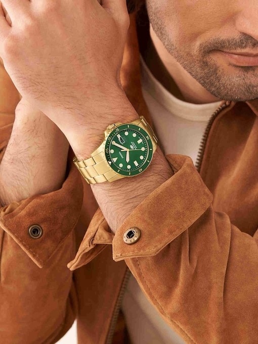 Fossil Fossil Blue Gold Watch FS5950