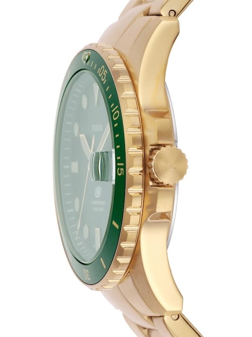 Fossil Fossil Blue Gold Watch FS5950