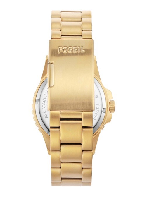 Fossil Fossil Blue Gold Watch FS5950