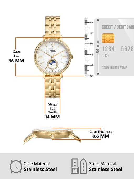 Fossil Jacqueline Gold Watch ES5167