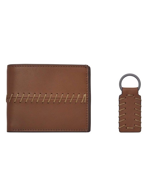 Fossil Bronson Brown Wallet Set MLG0776210