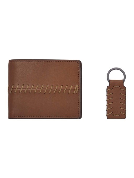 Fossil Bronson Brown Wallet Set MLG0776210