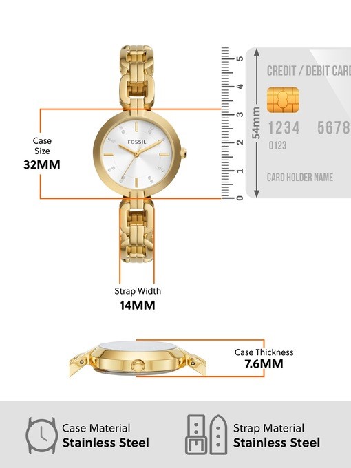 Fossil Kerrigan Gold Watch BQ3852