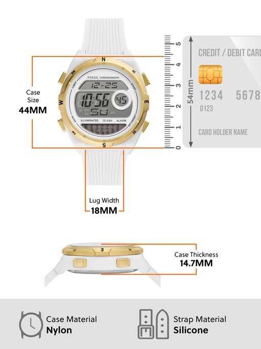 Fossil Everett White Watch ES5195