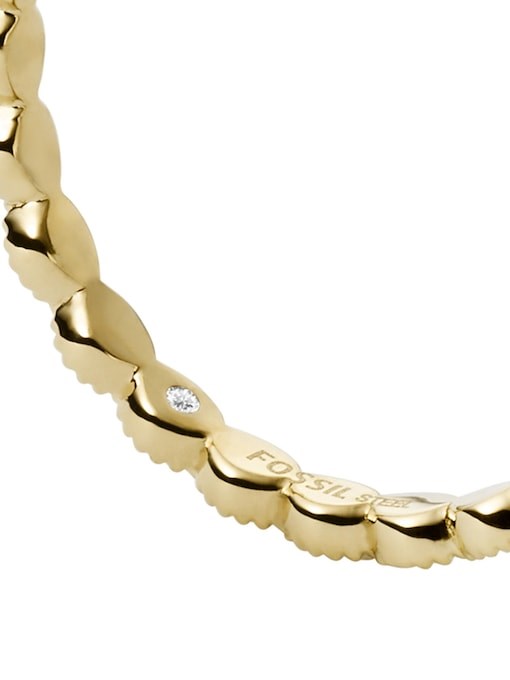 Fossil Vintage Iconic Gold Ring JF03749710 Fossil Vintage Iconic Gold Ring JF03749710