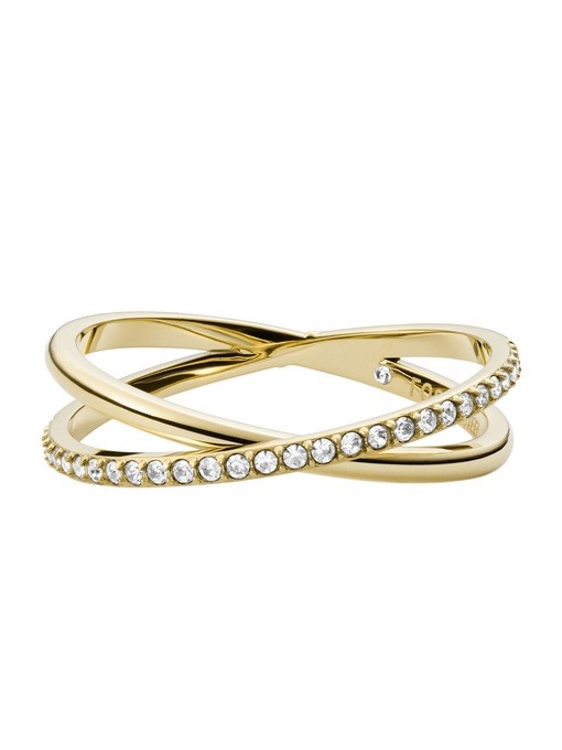 Fossil Harlow Gold Ring JF04536710