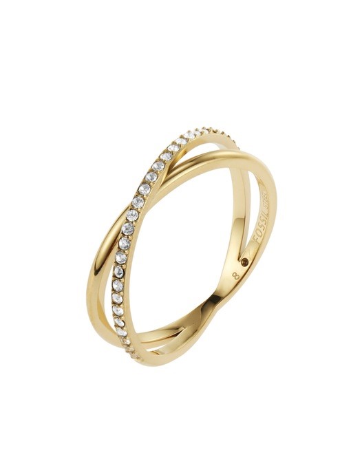 Fossil Vintage Iconic Gold Ring JF03752710