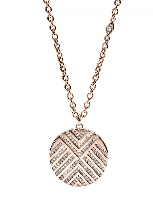 Fossil Jewelry Gold Necklace JF04809710