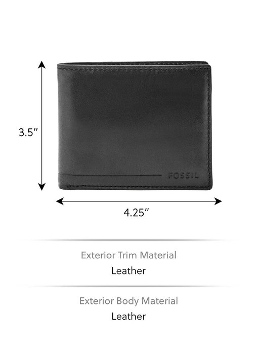 Fossil Allen Black Card Case SML1549001