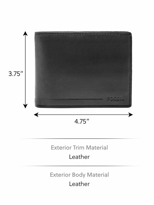 Fossil Allen Black Wallet SML1548001