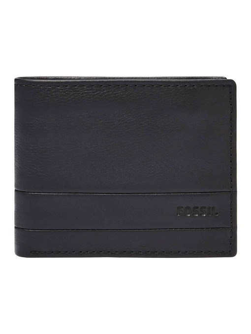 Fossil Lufkin Black Card Case SML1394001 Fossil Lufkin Black Card Case SML1394001