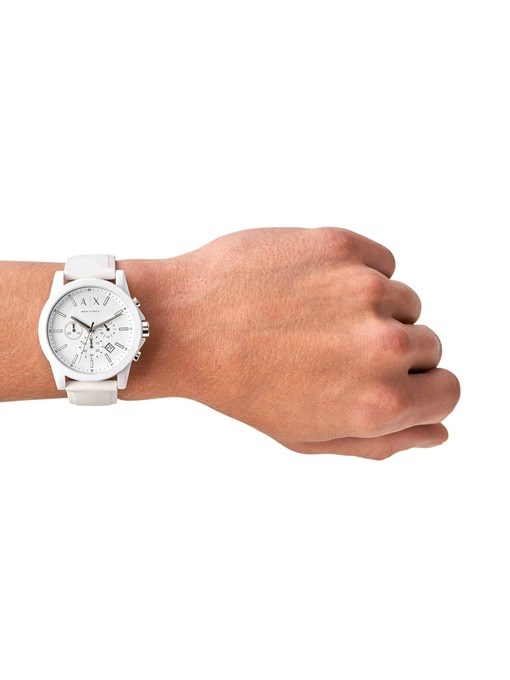 Armani Exchange White Watch AX1325