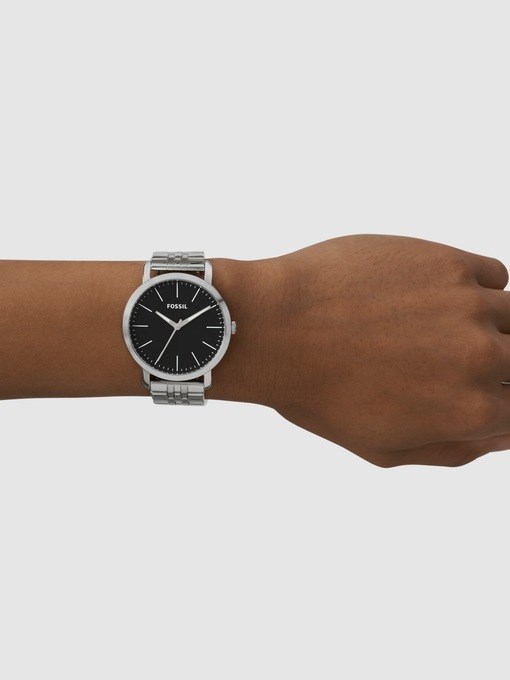 Fossil Luther 3H Silver Watch Set BQ2466SET