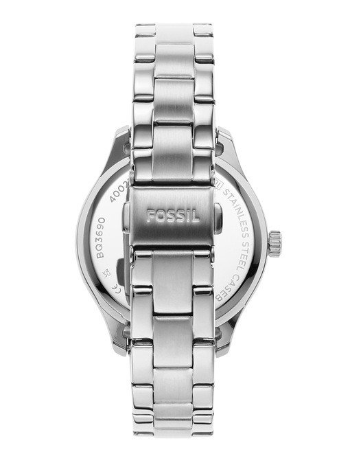 Fossil Rye Silver Watch BQ3690