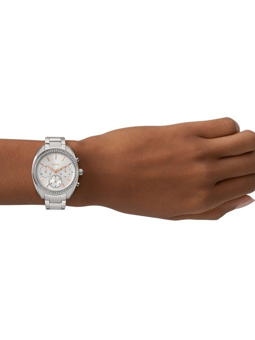 Fossil Vale Silver Watch BQ3657